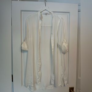 Summersalt White Tunic Button Down Dress